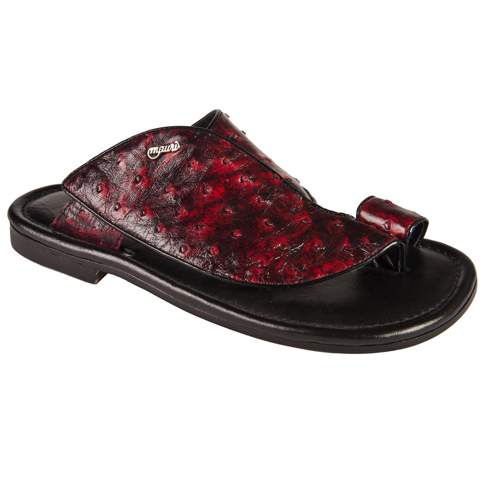 Mauri Art 1951/8 Ostrich Sandal Black Cherry (Special Order)
