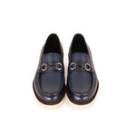 Corrente C0001202-7887 Buckle Loafer Blue