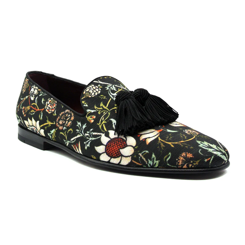 Zelli Fantasia Floral Slip-On Black