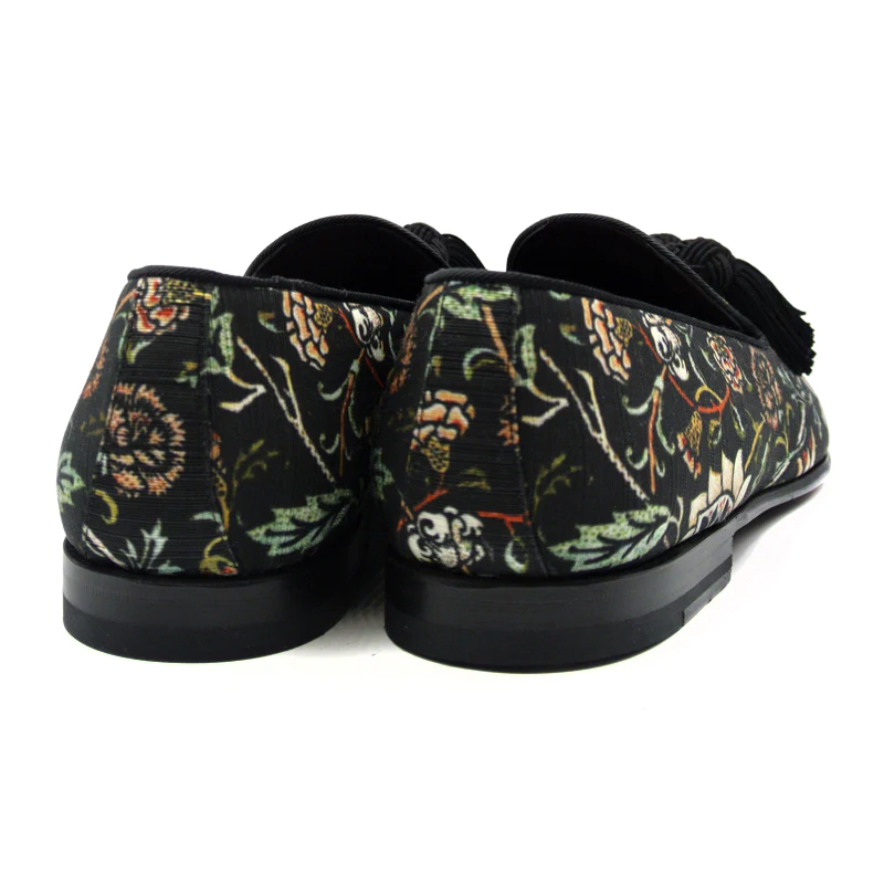 Zelli Fantasia Floral Slip-On Black (10-515-BLK)