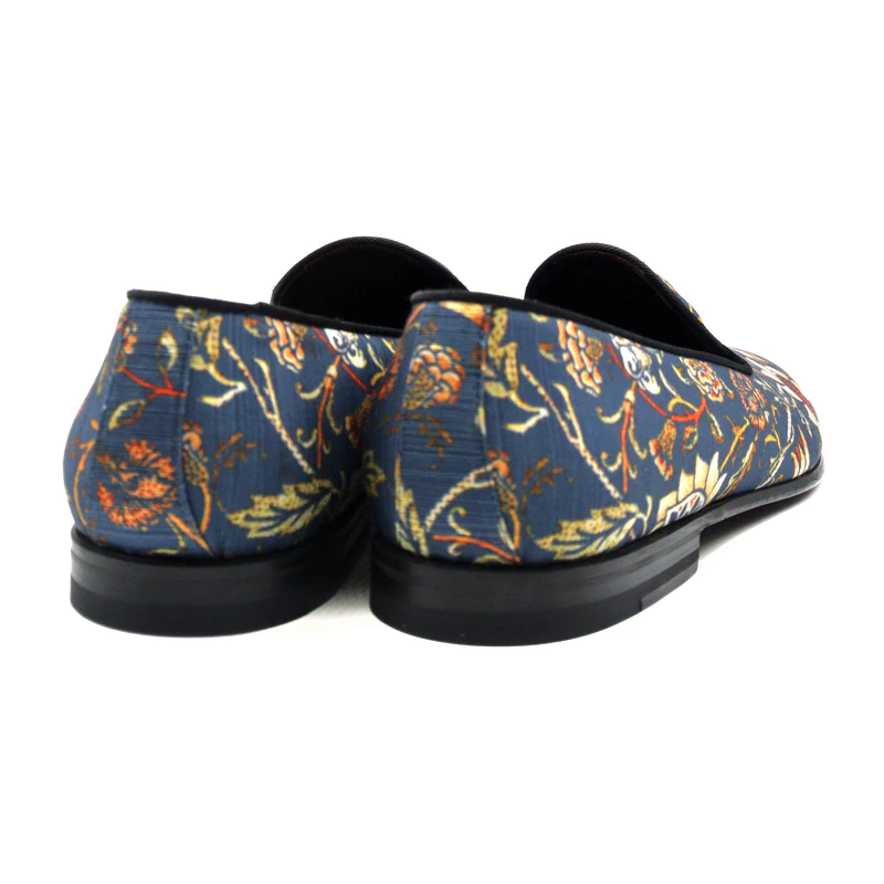 Zelli Fantasia Floral Slip-On Blue (10-516-BLU)