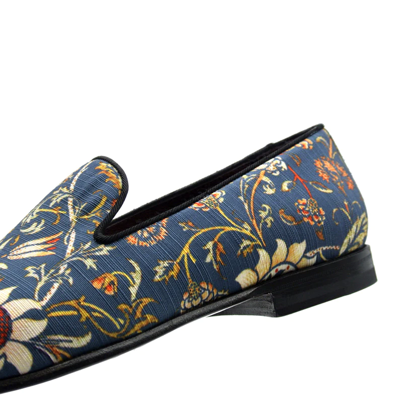 Zelli Fantasia Floral Slip-On Blue (10-516-BLU)