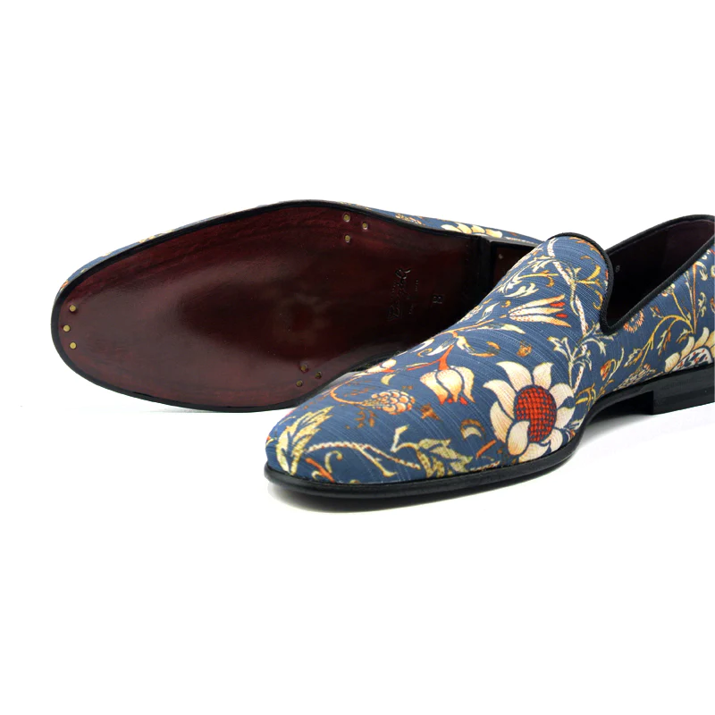 Zelli Fantasia Floral Slip-On Blue (10-516-BLU)