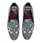 Zelli Fantasia Floral Slip-On Blue (10-516-BLU)