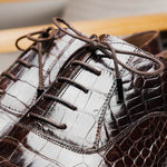 Caporicci 1114 Alligator Oxfords TD Moro