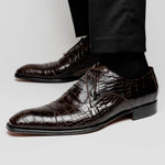 Caporicci 1114 Alligator Oxfords TD Moro