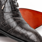 Caporicci 1114 Alligator Oxfords Grey Size 7