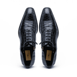 Caporicci 1114 Alligator Oxfords Navy