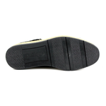 Corrente P01061 Monaco Croc Print Nubuck Sneakers Black