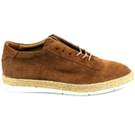 Corrente P01063 Monaco Croc Print Nubuck Sneakers Tan