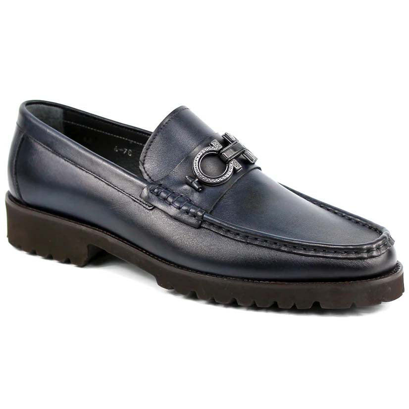 Corrente P042 Newport Bit Loafer Navy
