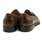 Zelli Como Nile Crocodile Tassel Loafers Honey Size 10