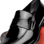 Caporicci 1205 Calfskin Loafers Black Size 12