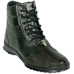 Los Altos Ostrich Leg Sneakers Olive Green