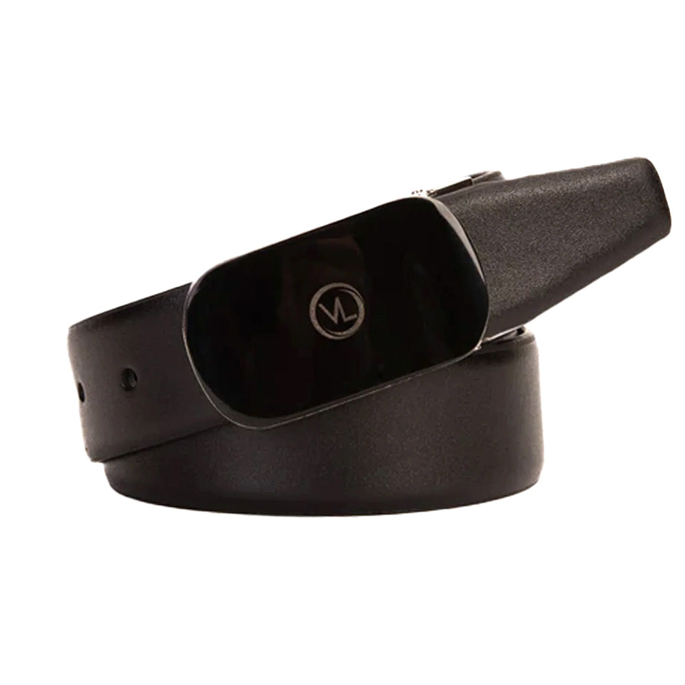Vinci Leather The Marzano Black Color Calfskin Belt