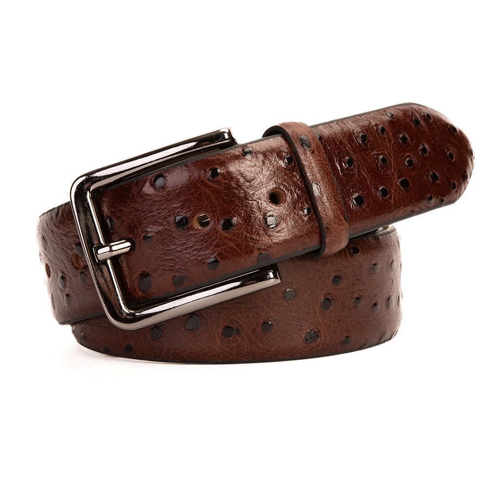 Vinci Leather The Johannesburg Brown Leather Belt