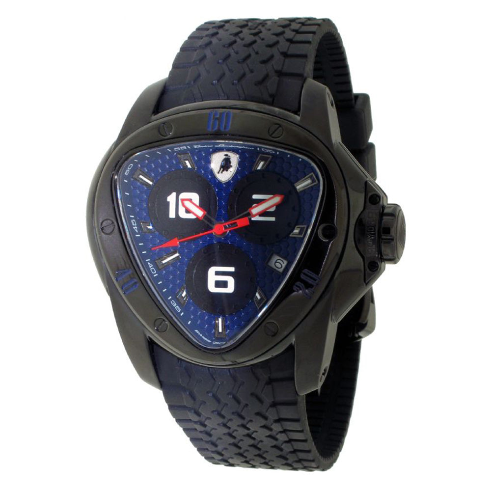 Tonino Lamborghini Spyder 1302 Chronographic Watch Black / Blue
