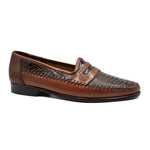 Zelli Milano Ostrich Leg Nappa Loafers Brown