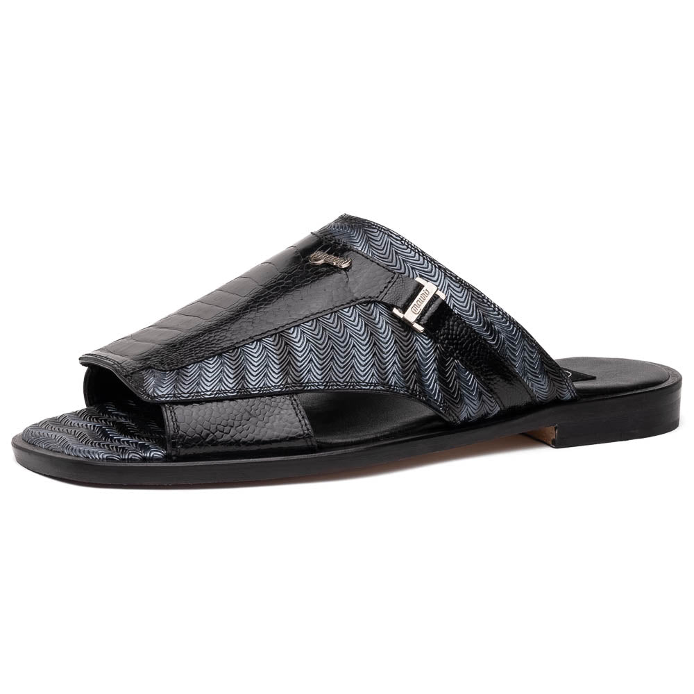 Mauri 1406/1 Aloha Ostrich Leg & Balera Sandal Black / Multi Grey