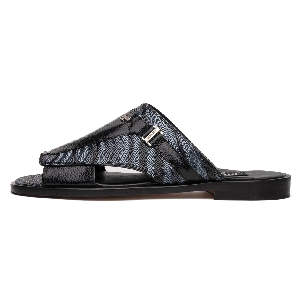 Mauri 1406/1 Aloha Ostrich Leg & Balera Sandal Black / Multi Grey