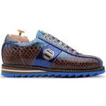 Harris Firenze 1913 Shaded Python Sneakers Brown