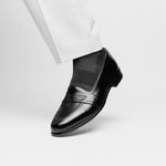 Zelli Savannah Italian Calf Penny Black (15-203-BLK)