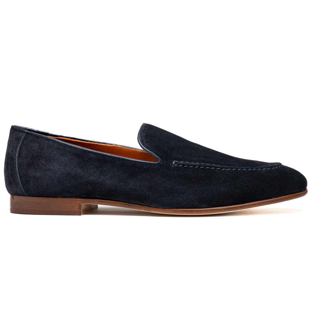 Zelli Bruno Suede Loafer Navy (16-685-NVY)