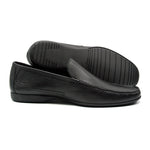 Zelli Esio Italian Deerskin Slip-On Black