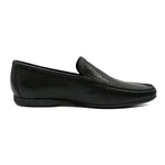 Zelli Trento Lizard & Calfskin Loafers Black
