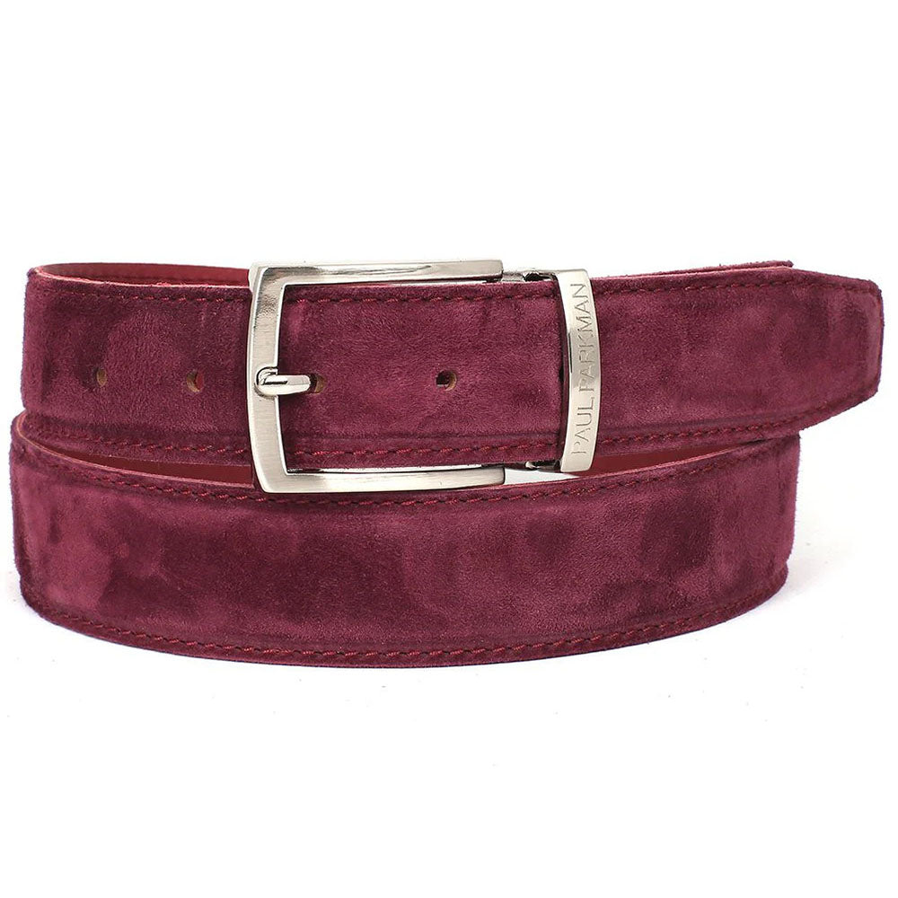 Paul Parkman Suede Belt Purple
