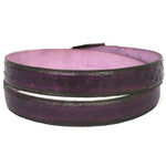 Paul Parkman Genuine Ostrich Belt Purple (B04-PURP)