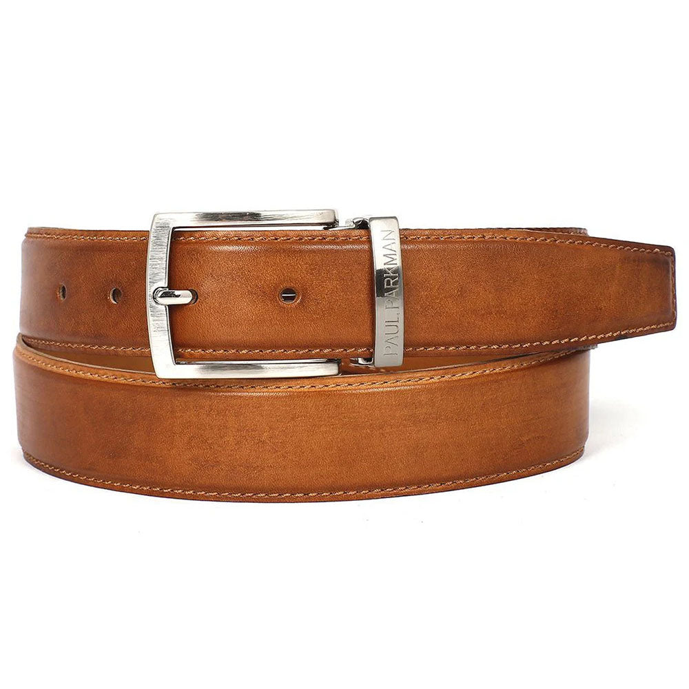 Paul Parkman Leather Belt Hand-Painted Camel