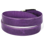 Paul Parkman Leather Belt Hand-Painted Purple (B01-PURP)