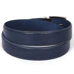 Paul Parkman Leather Belt Hand-Painted Navy (B01-NVY)