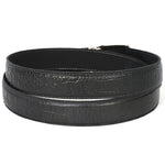 Paul Parkman Crocodile Texture Leather Belt Black (B02-BLK)