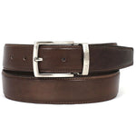 Paul Parkman Leather Belt Hand-Painted Brown
