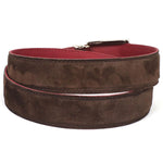 Paul Parkman Suede Belt Brown (B06-BRW)