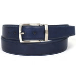 Paul Parkman Leather Belt Hand-Painted Navy