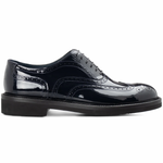 Moreschi 302532C Patent Leather Oxfords Blue