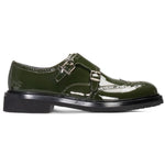 Moreschi Leather Double Monkstrap Green