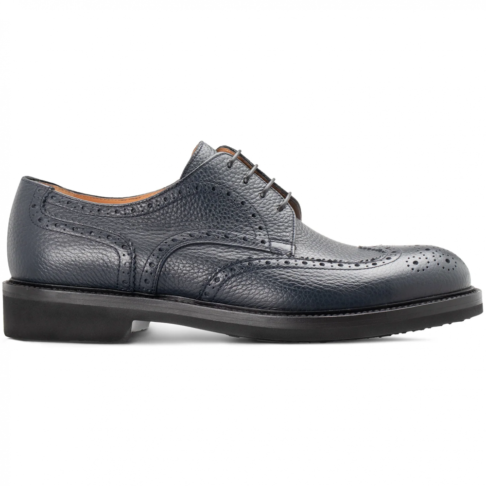 Moreschi 297532C Leather Derby Blue
