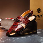 Mauri 1880 Marzio Baby Crocodile Sandals (Special Order)