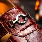 Mauri 1880 Marzio Baby Crocodile Sandals (Special Order)
