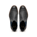 Calzoleria Toscana 1969 Velour Wax Suede Ankle Boot Stone