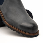 Calzoleria Toscana 1969 Velour Wax Suede Ankle Boot Stone
