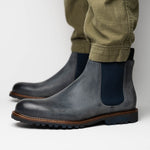Calzoleria Toscana 1969 Velour Wax Suede Ankle Boot Stone