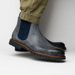 Calzoleria Toscana 1969 Velour Wax Suede Ankle Boot Stone