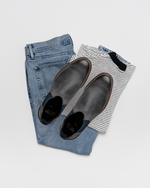 Calzoleria Toscana 1969 Velour Wax Suede Ankle Boot Stone
