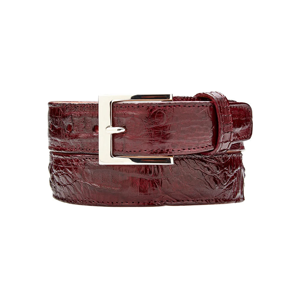 Belvedere Ciaman Crocodile Belt Burgundy (1999)