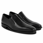 Calzoleria Toscana Pilati Double Gore Slip On Black